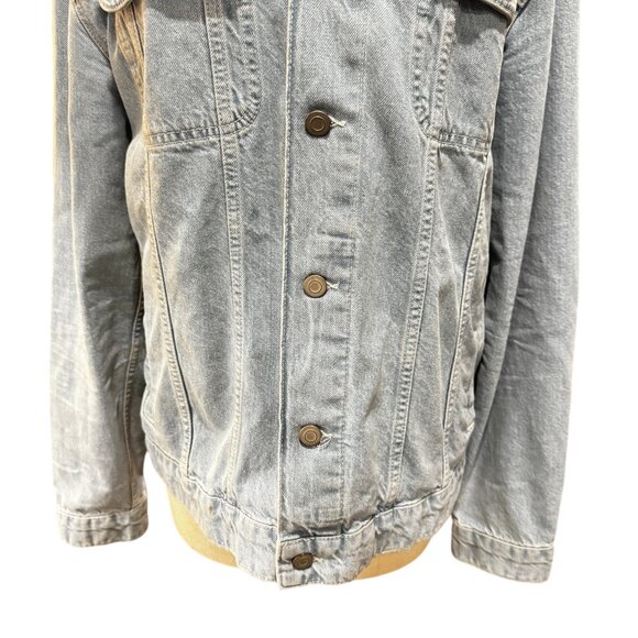 ASOS Light Wash Oversized 90s Denim Jacket – Size XXL - Picture 3 of 5